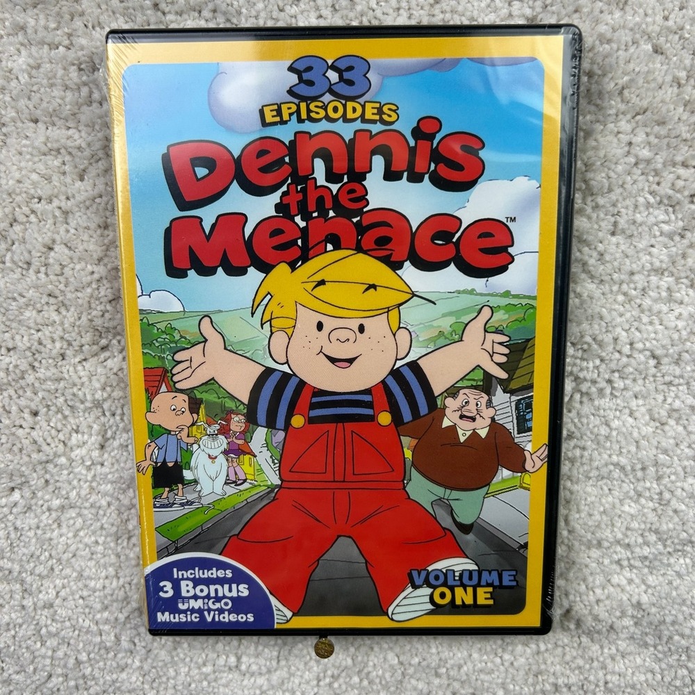 Dennis the Menace DVD 2014 Volume One 33 Episodes Bonus UMIGO Music Videos